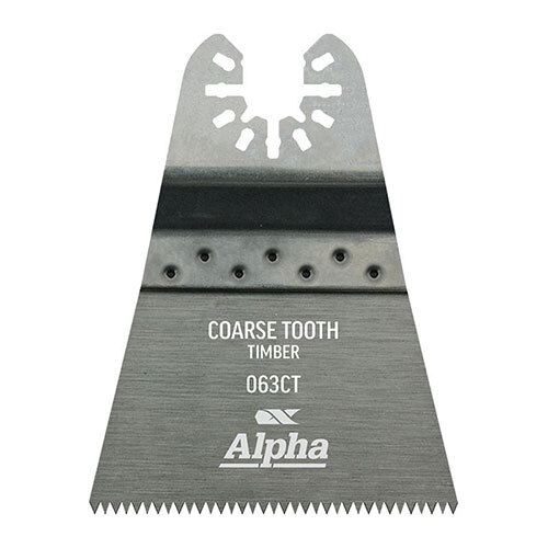 Alpha Timber Multi-Tool Blade Coarse Tooth 63mm 3/Pack