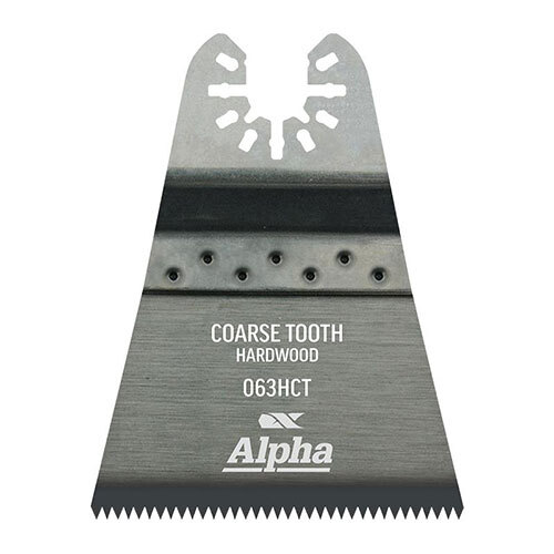 Alpha Hardwood Multi-Tool Blade Coarse Tooth 63mm