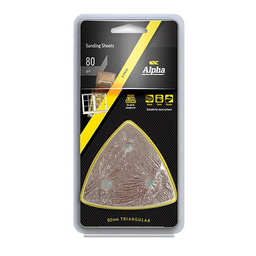 Alpha Multi-Tool Sanding Sheet - 80 Grit 5/Pack