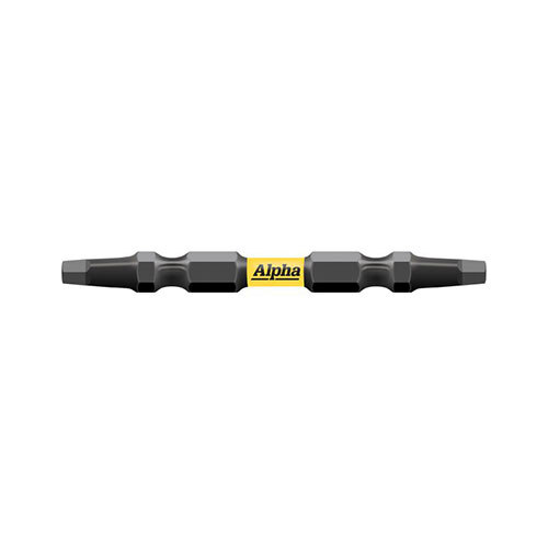 Alpha SQ2 x 65mm Thundermax Impact Power Bit Double Ended Wrapped- Pack of 5