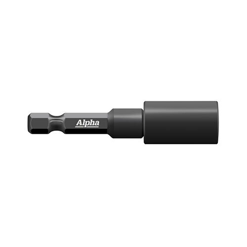 Alpha 3/8" x 65mm Cleanable Impact Magnetic Nutsetter Wrapped Pack of 5