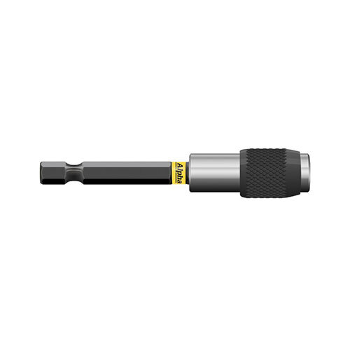 Alpha 1/4" x 75mm Impact Quick Release Magnetic Bit Holder Wrapped- Pack of 5
