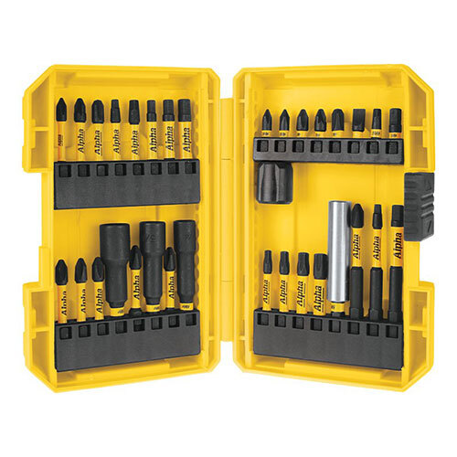 Alpha Thundermax Impact Driver Bit Set 3 in 1 Magnet Booster, 33 Pcs