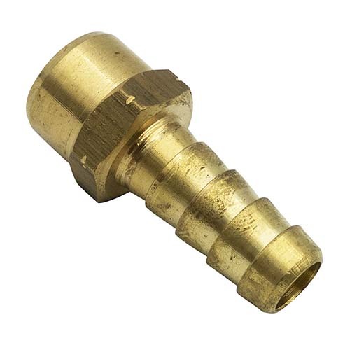 Champion B238-10 Brass Straight Hose Tail 3/8 x 1/4" Female - 10/Pack
