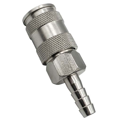 Champion CSH30SS 3/8" Hose Barb Coupling - Stainless Steel (Nitto) -Box of 3