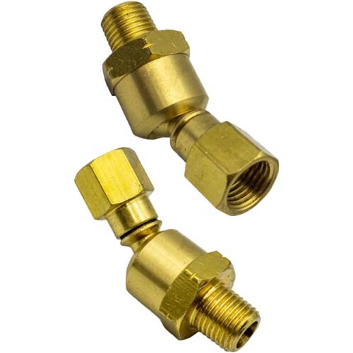 Champion CMF-20 Airline Swivel Joint 1/4" Male/Female Brass (Nitto) - Pack of 3