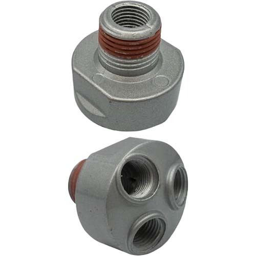 Champion CSMY-3 Airline Air Manifold 1-In - 3-Out 1/4" Female - Pack of 3