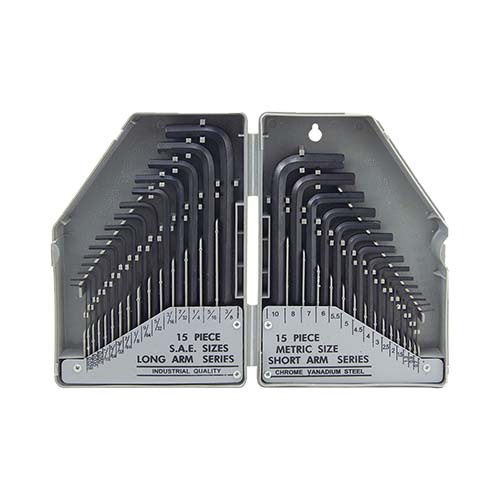 Champion HKS-30 Hex Key Set Hex Key Set Metric/Imperial, 30 Pieces