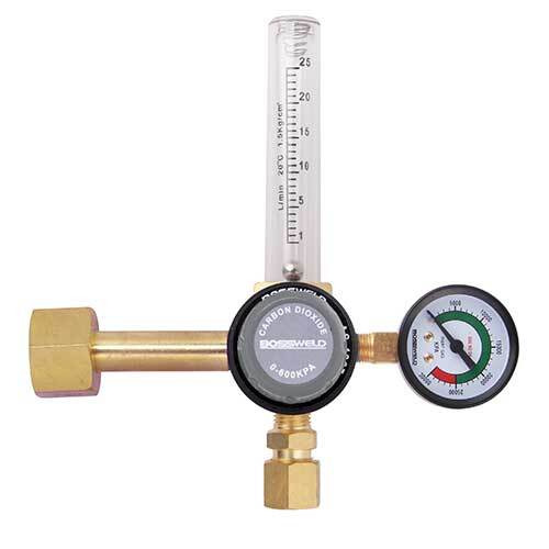 Bossweld Regulator CO2 Dual Stage Side Entry