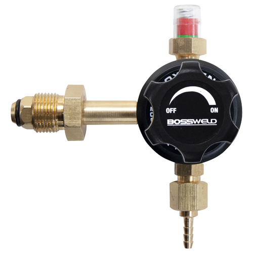 Pack of 2 - Bossweld Oxygen Regulator Side Entry Gaugeless