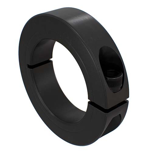 8mm Shaft Collar Steel Black Oxide Coated 1 Piece Split (Clamp Type)