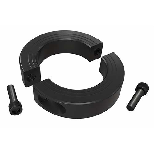 6mm Shaft Collar Steel Black Oxide Coated 2 Piece Split (Clamp Type)