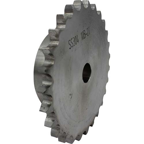 06B-1-13 Tooth BS 3/8" Pitch Simplex Pilot Bore Sprocket Stainless