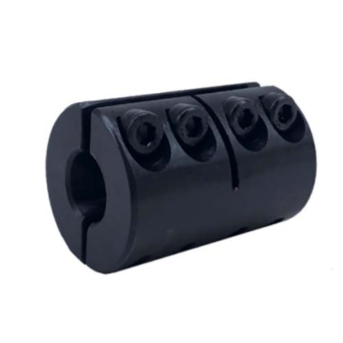 One Piece Split Rigid Coupling 25mm Clamp Type - Steel Black Oxide