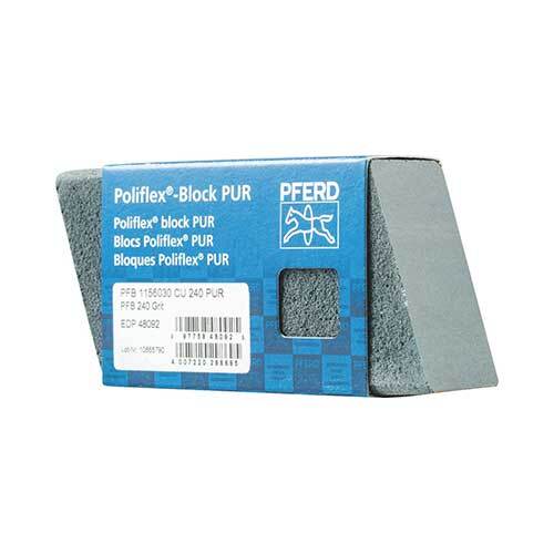 Poliflex Block 115 x 60 x 30mm 240 Grit 41020240 - Pack of 5