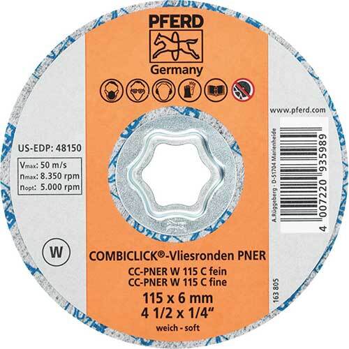 Pferd Combiclick Disc Non Woven Removal Soft 115mm 42002046 - Pack of 5