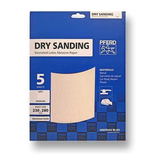 Pferd Abrasive Sheet - Dry Al Oxide 230 x 280mm 60 Grit 45017876