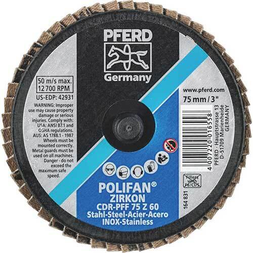 Pferd Combidisc Polifan Grinding Wheel 75mm 40 Grit 47202101 - Pack of 10