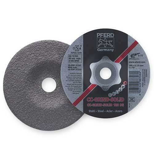 Pferd Solid Steel Grinding Wheel 180mm SG 64185180mm - Pack of 10