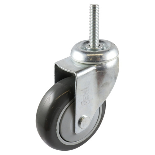 EasyRoll 75mm Urethane Swivel Bolt Hole Castor G6 80 kg  G64AZ45K75