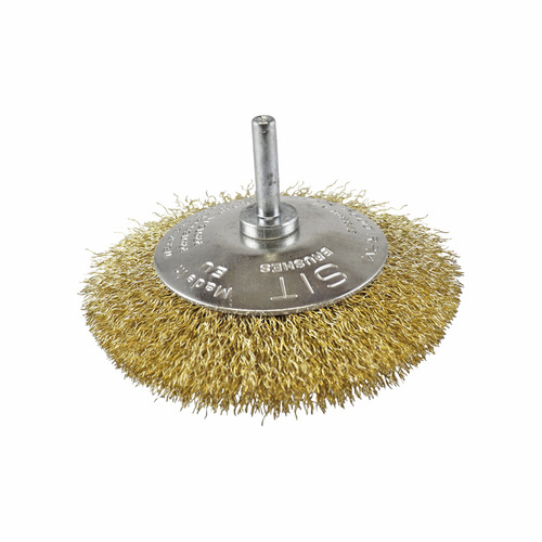 SIT Steel Crimped Conical Brush 95mm x M6  BC090G