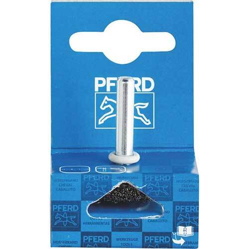 Pferd Shaft Mounted Wheel Brush Crimped Steel Wire 30 x 6mm 0.20mm Fil Dia 43701005