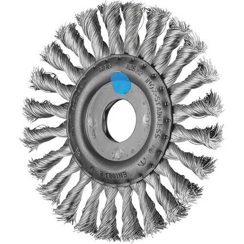 Pferd Wheel Brush Twist Knot Inox RBG 115 x 12mm/M14 43312004