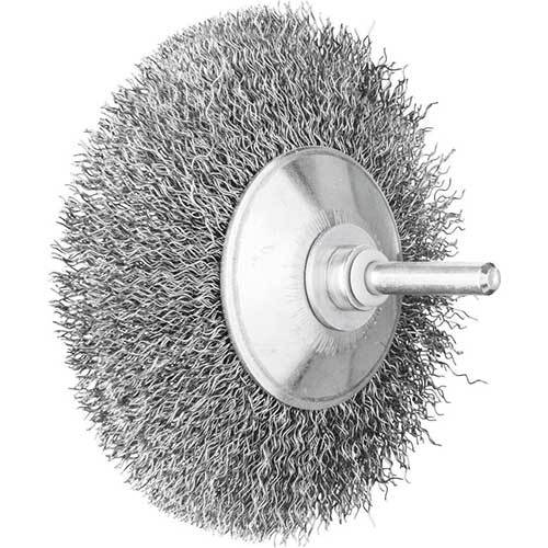 Pferd Shaft Mounted Wheel Brush Bevel Crimped 95 x 10mm 43312501 - Pack of 10