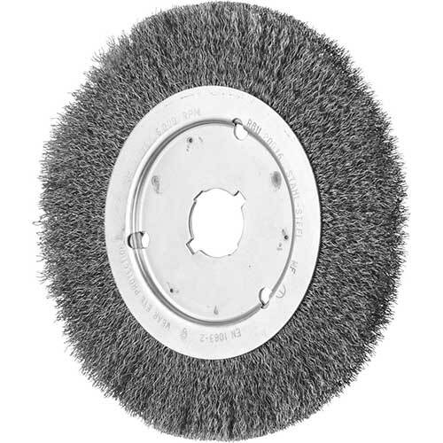 Pferd Wheel Brush with Arbor Hole Crimped ST 200 x 16mm 43506005