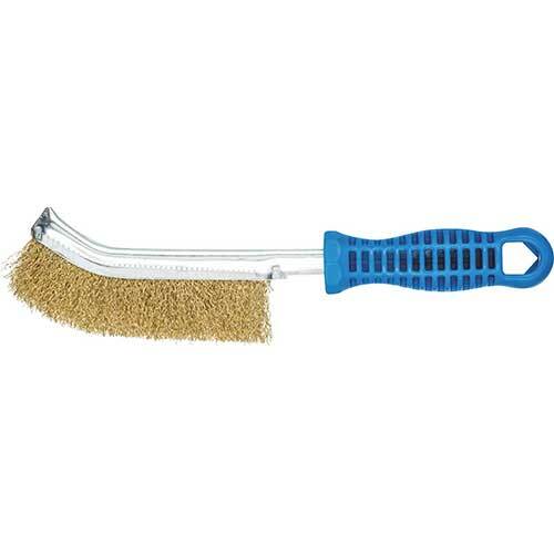 Pferd Curved Hand Scratch Brush HBG Premium Brass 265mm 43662002 - Pack of 10
