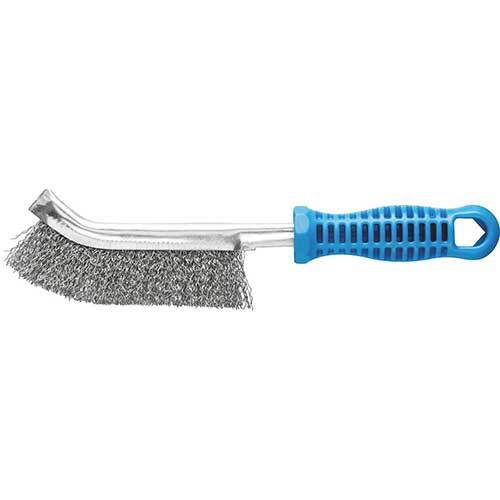 Pferd Curved Hand Scratch Brush HBG Premium Inox Stainless 265mm 43662003 - Pack of 10