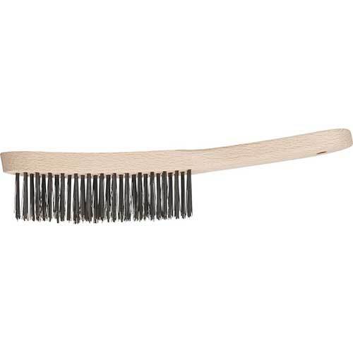 Pferd Converged Hand Scratch Brush Steel Wire Wooden 290mm 43676001 - Pack of 10
