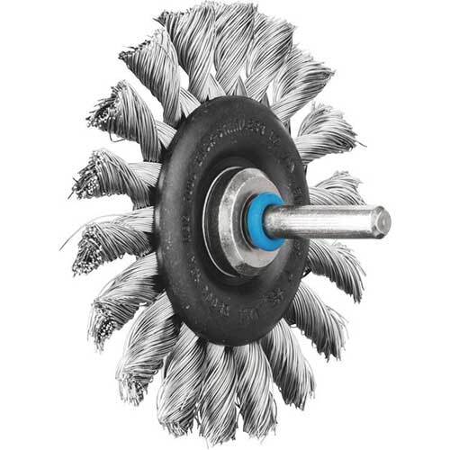 Pferd Shaft Mounted Wheel Brush Twist Knot Inox 70 x 6mm 43702002 - Single Pack