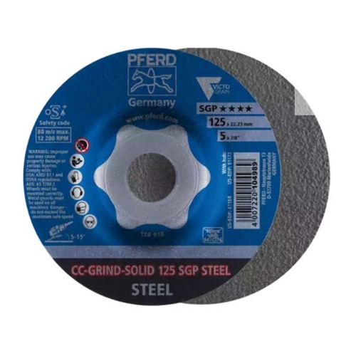 Pferd Grinding Disc SGP Steel 125mm 64187126 - Pack of 10