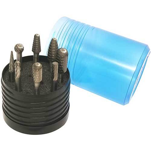 Pferd Burr 1/4" Shank Tungsten Carbide General Purpose 75609064 - 8pcs./Set