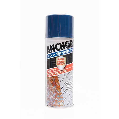 Anchor Shield Paint Anti Rust Metal Protection Blue 49601 - 300g Aerosol