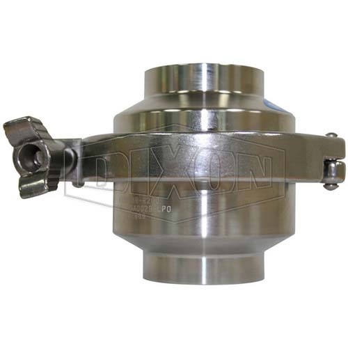 Dixon 1" Check Valve Spring 316L Stainless Steel Steel Weld Connection B45MPBB-R100