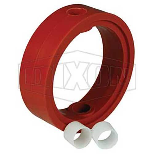 Dixon 1/2"-1" Butterfly Valve Repair Kit Red Silicone B5101-RKS100