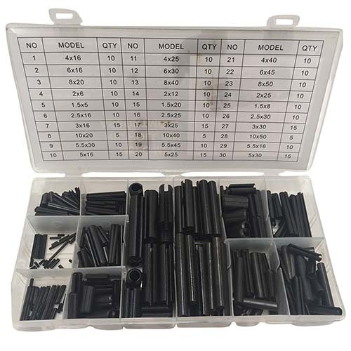 Workshop Buddy Roll Pin Metric Grab Kit (1.5 x 5mm - 10 x 50mm), 315 Pieces
