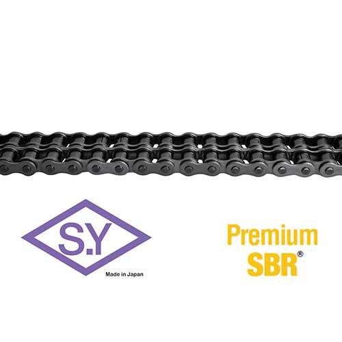 SY 40SS-2 ASA Roller Chain Duplex 1/2" Pitch Stainless - Box of 10 Foot