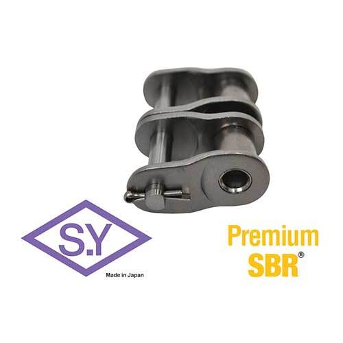 SY 40SS-2 ASA Roller Chain Offset/Half Link Duplex 1/2" Pitch Stainless