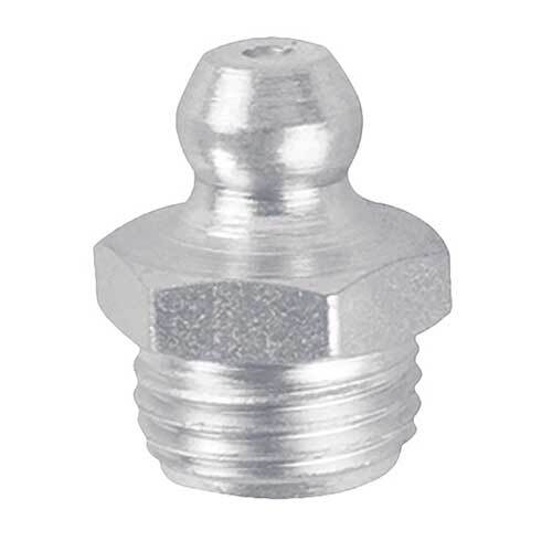 Lubemate Grease Nipple 1/4" NPT Straight Stainless Steel - 5/Pack