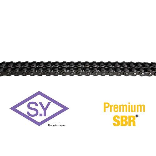 SY 08B-2 BS Roller Chain Aqua Duplex 1/2" Pitch - Box of 10 Foot