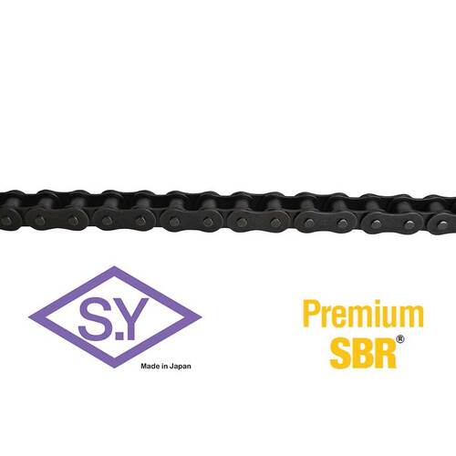 SY 40SB ASA Roller Chain Side Bow Simplex Strand 1/2" Pitch - Box of 10 Foot