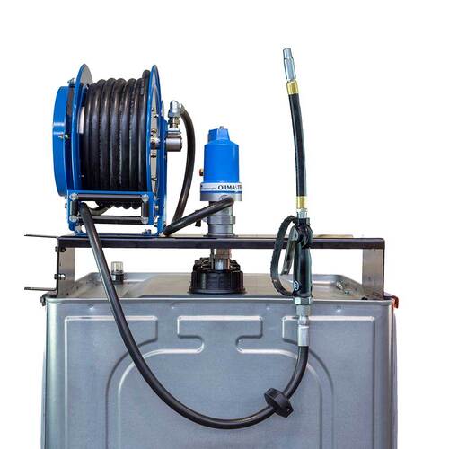 Macnaught OTL1215-T51500 OTSB Tank 1500L W/ T Series Oil Pump, Reel & Gun