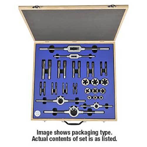 Goliath ETDS37 1/4" - 1" BSF Tap and Die Set - HSS