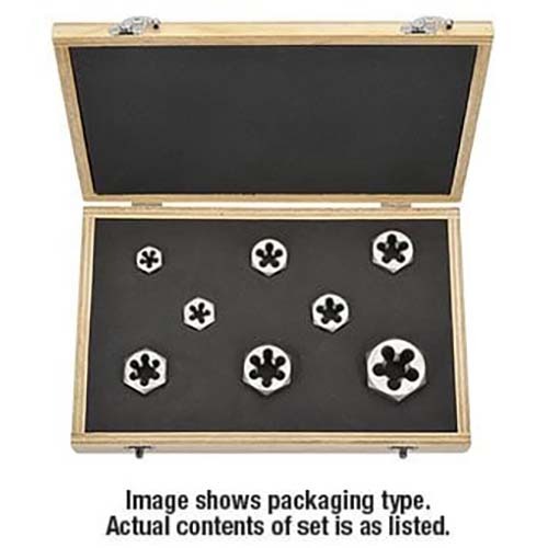 Goliath EDNHP310F M3 - M10 Metric Fine Die Nut Set - HSS