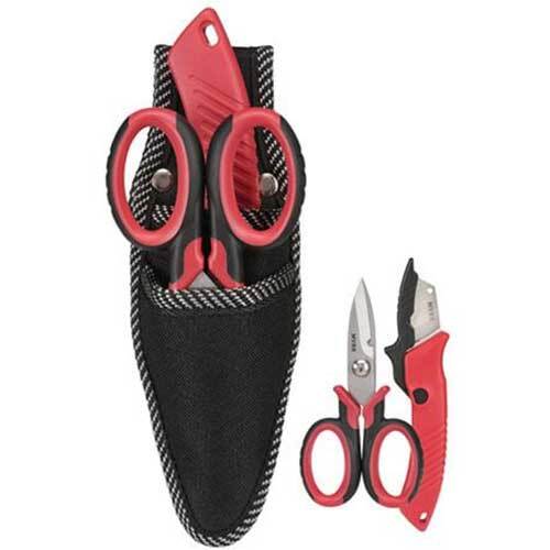 MVRK Electrician's Scissors & Cable Stripper Kit