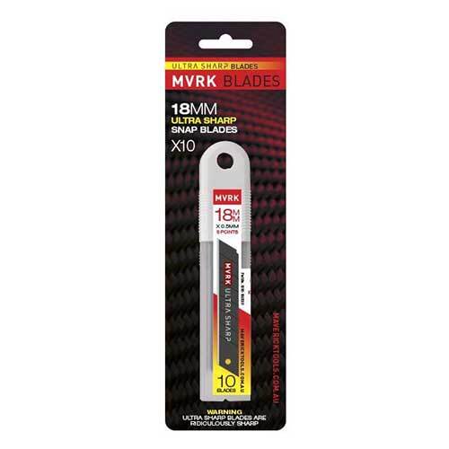 MVRK Ultra Sharp 18mm Snap Blades - 10/Pack