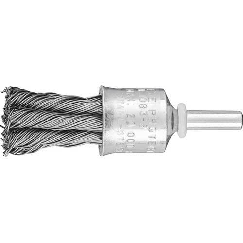 Pferd Pencil Brush Shaft Mounted Twist Knot Wire Steel 19 x 19 mm - Pack of 10